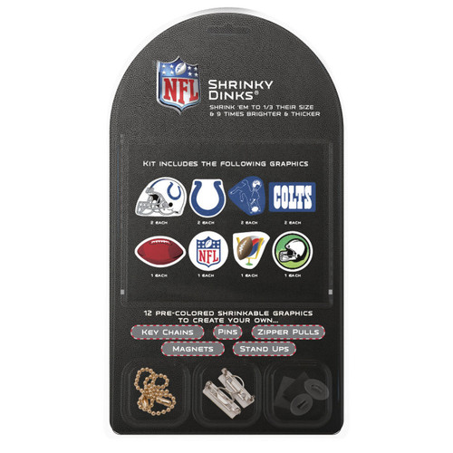 Indianapolis Colts Shrinky Dinks Kit Indianapolis Colts Shrinky Dinks Kit