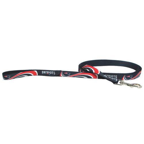 New England Patriots Dog Pet Premium 6ft Nylon Lead Leash