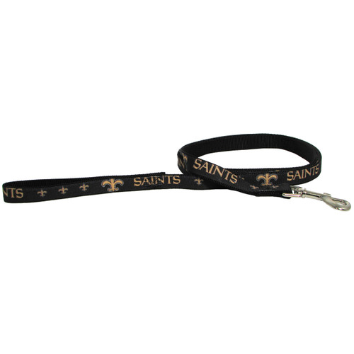 New Orleans Saints Dog Pet Premium 6ft Nylon Lead Leash