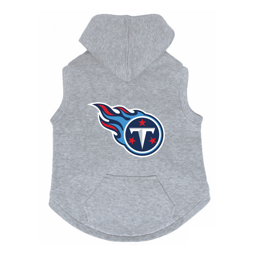 Tennessee Titans Dog Pet Premium Button Up Embroidered Hoodie Sweatshirt
