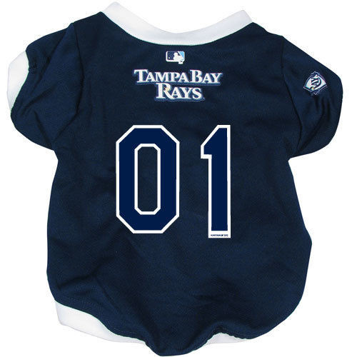 Tampa Bay Rays Dog Pet Baseball Jersey 