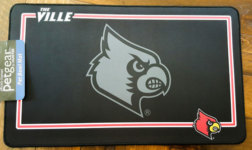 Louisville Cardinals Dog Pet Neoprene Bowl Mat Placemat
