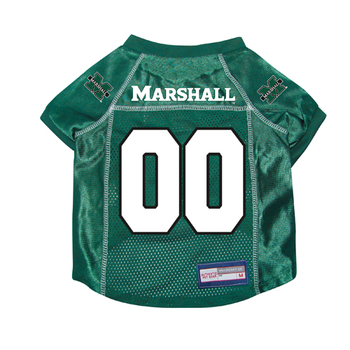 Marshall Thundering Herd Dog Pet Premium Mesh Football Jersey