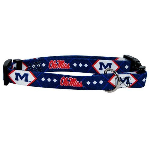 Mississippi Ole Miss Rebels Dog Pet Adjustable Nylon Collar Mississippi Ole Miss Rebels Dog Pet Adjustable Nylon Collar