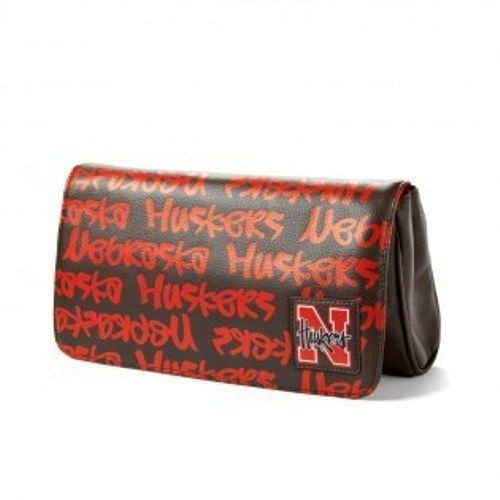 Nebraska Huskers Graffiti Clutch Purse Bag Nebraska Huskers Graffiti Clutch Purse Bag