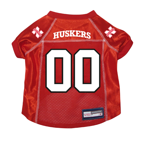 Nebraska Huskers Dog Pet Premium Mesh Football Jersey Nebraska Huskers Dog Pet Premium Mesh Football Jersey