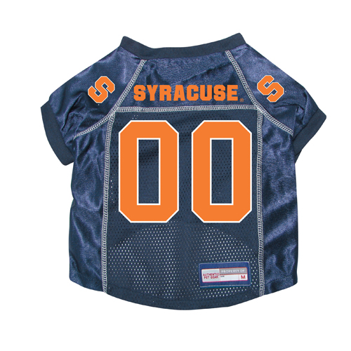 Syracuse Orangemen Dog Pet Premium Mesh Football Jersey