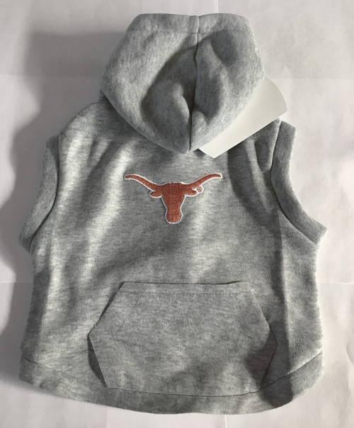 Texas Longhorns Dog Pet Premium Button Up Embroidered Hoodie Sweatshirt Texas Longhorns Dog Pet Premium Button Up Embroidered Hoodie Sweatshirt