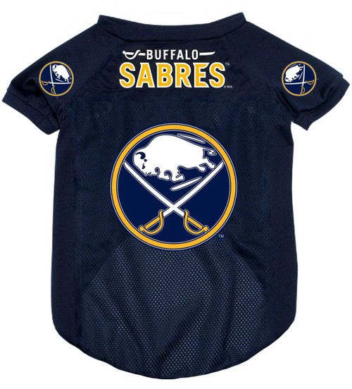 Buffalo Sabres Dog Pet Mesh Hockey Jersey