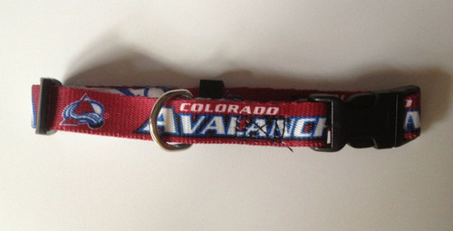 Colorado Avalanche Dog Pet Adjustable Nylon Collar Colorado Avalanche Dog Pet Adjustable Nylon Collar