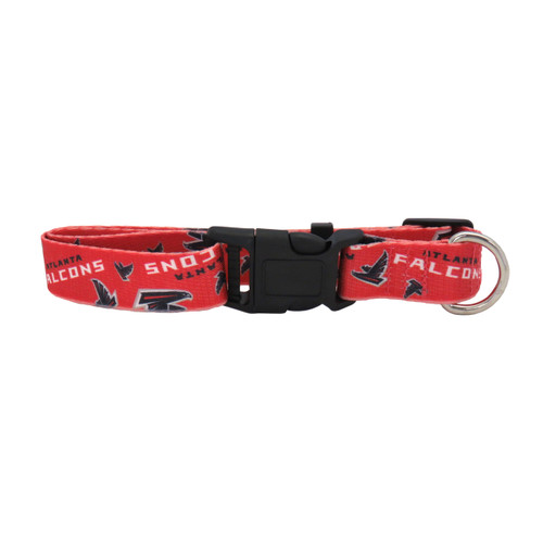 Atlanta Falcons Dog Pet Adjustable Nylon Logo Collar 