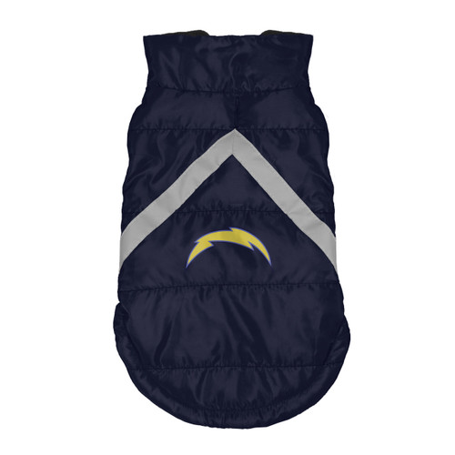 Los Angeles Chargers Dog Pet Premium Puffer Vest Reflective Jacket Los Angeles Chargers Dog Pet Premium Puffer Vest Reflective Jacket
