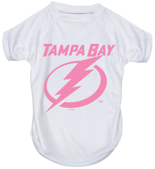 Tampa Bay Lightning Dog Pet Pink Performance Tee T-Shirt