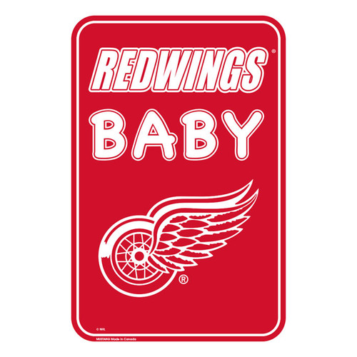 Detroit Red Wings Baby Bedroom Wall Sign 10 x 15 Detroit Red Wings Baby Bedroom Wall Sign 10 x 15