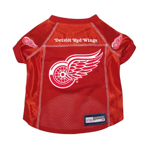 Detroit Red Wings Dog Pet Premium Mesh Hockey Jersey Detroit Red Wings Dog Pet Premium Mesh Hockey Jersey