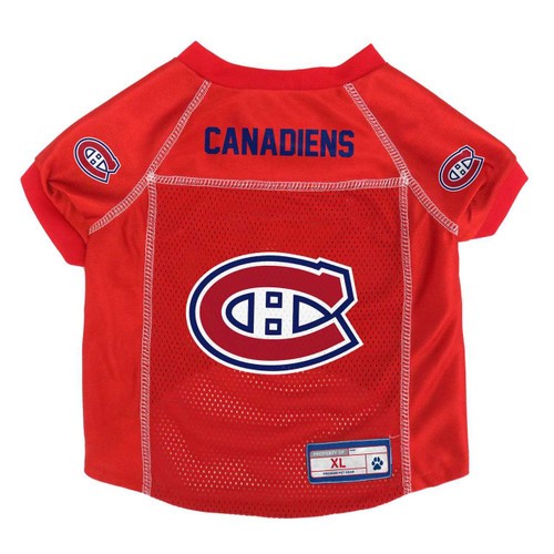 Montreal Canadiens Dog Pet Premium Mesh Hockey Jersey LE 