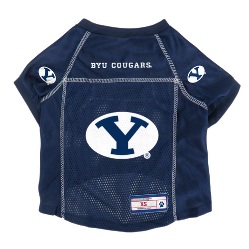Brigham Young BYU Cougars Dog Pet Premium Alternate Mesh Football Jersey LE  Brigham Young BYU Cougars Dog Pet Premium Alternate Mesh Football Jersey LE