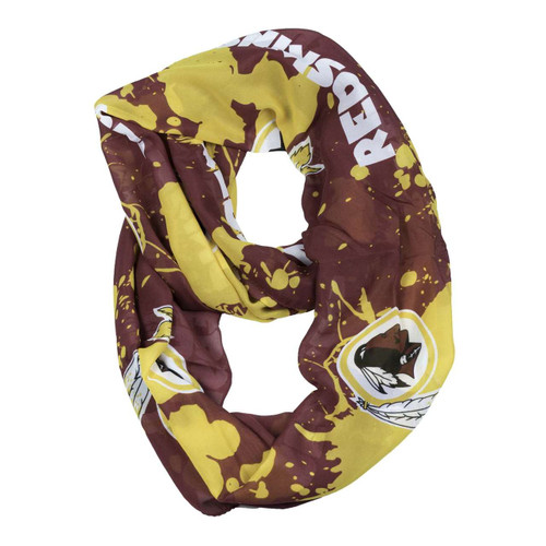 Washington Redskins Paint Spatter Infinity Scarf 