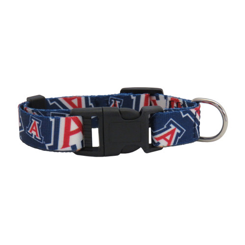 Arizona Wildcats Dog Pet Adjustable Nylon Logo Collar  Arizona Wildcats Dog Pet Adjustable Nylon Logo Collar
