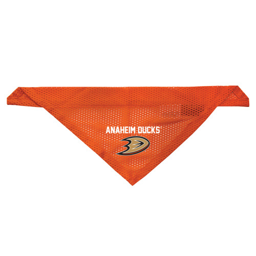 Anaheim Ducks Dog Pet Mesh Jersey Bandana Orange