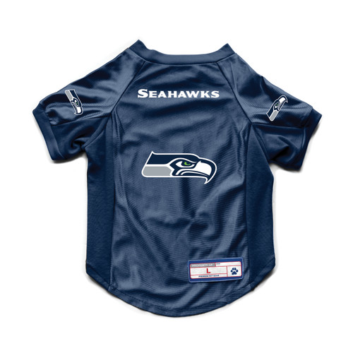 Seattle Seahawks Dog Cat Deluxe Stretch Jersey  Seattle Seahawks Dog Cat Deluxe Stretch Jersey