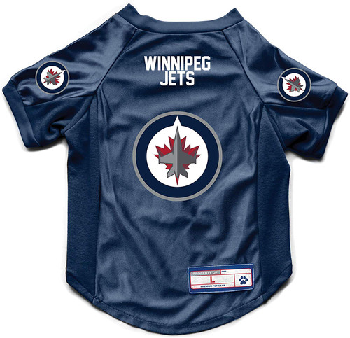 Winnipeg Jets Dog Deluxe Stretch Jersey Big Dog Size