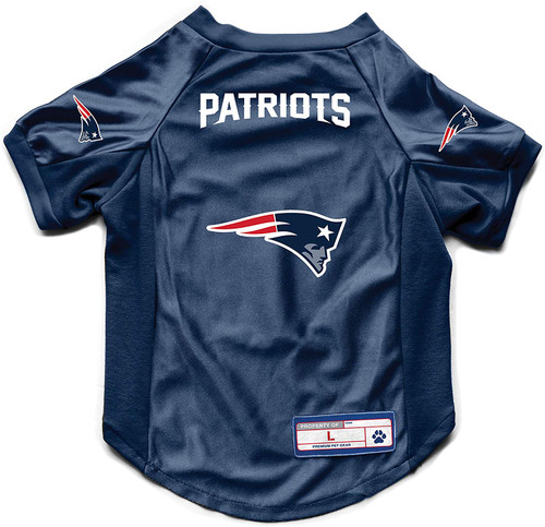New England Patriots Dog Deluxe Stretch Jersey Big Dog