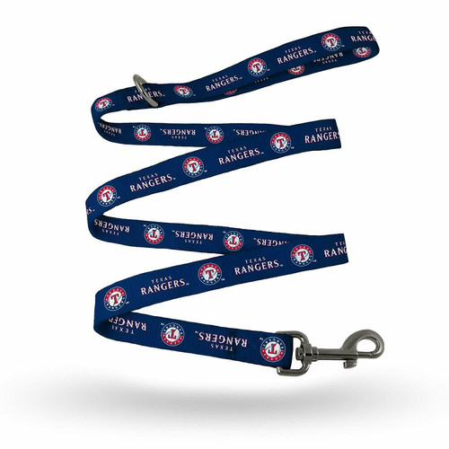 Texas Rangers Dog Pet Leash Woven Poly