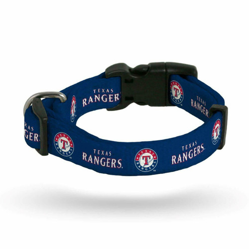Texas Rangers Dog Pet Collar Adjustable Poly