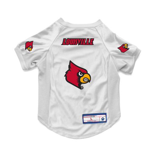 Louisville Cardinals Dog Deluxe Stretch Jersey Big Dog Size