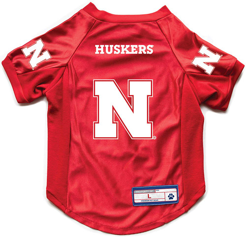 Nebraska Huskers Dog Deluxe Stretch Jersey Big Dog Size