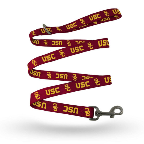 USC Trojans Dog Pet Leash Woven Poly