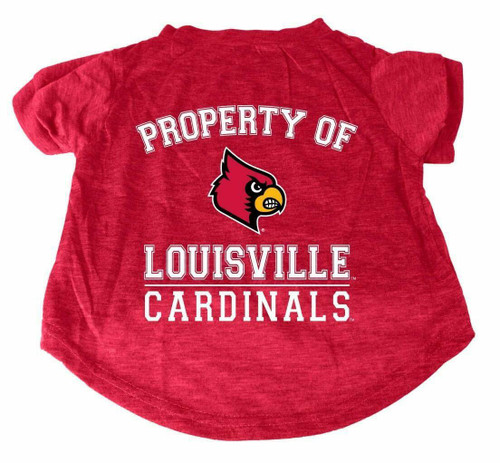 Louisville Cardinals Dog Cat T-Shirt Premium Tagless Tee