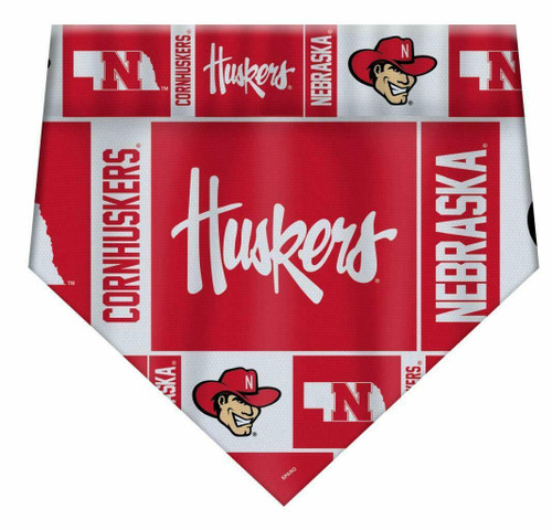 Nebraska Huskers Dog Cat Bandana Premium Over Collar Nebraska Huskers Dog Cat Bandana Premium Over Collar