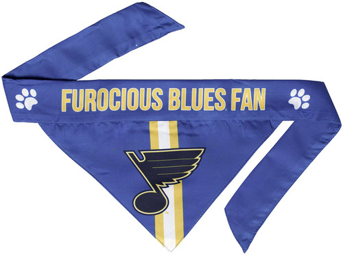St. Louis Blues Dog Cat Tie Bandana Reversible