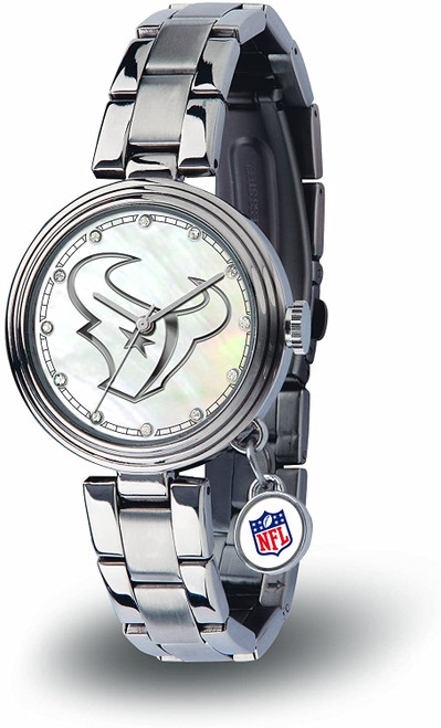 Houston Texans Women's Charm Watch Mother Of Pearl