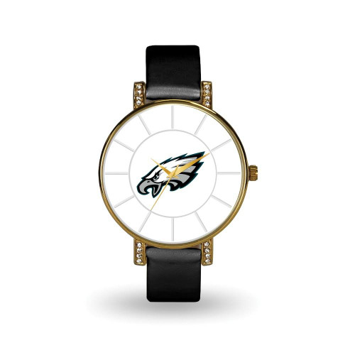 Philadelphia Eagles Women's Lunar Watch w/ Crystal Accents