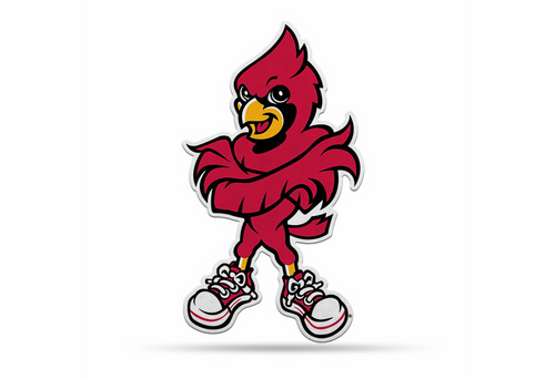 Louisville Cardinals Mascot Pennant Premium Shape Cut Louie