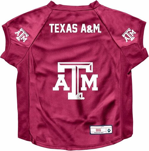 Texas A&M Aggies Dog Deluxe Stretch Jersey Big Dog Size