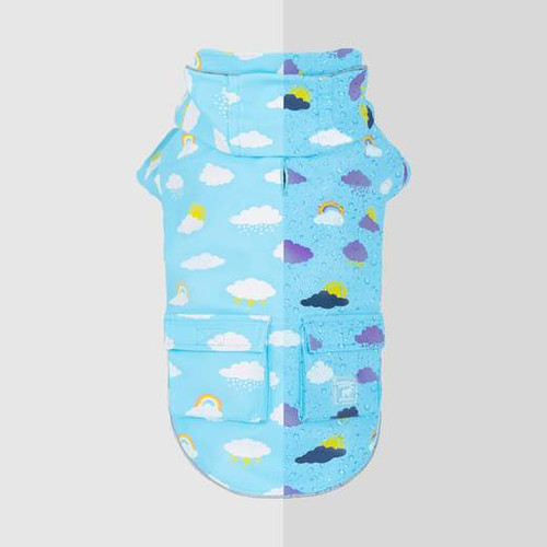 Color Changing Clouds Dog Cat Raincoat Premium Wet Reveal Torrential Tracker Color Changing Clouds Dog Cat Raincoat Premium Wet Reveal Torrential Tracker