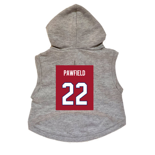 Pawfield #22 Dog Hoodie Premium Hockey Sweatshirt 