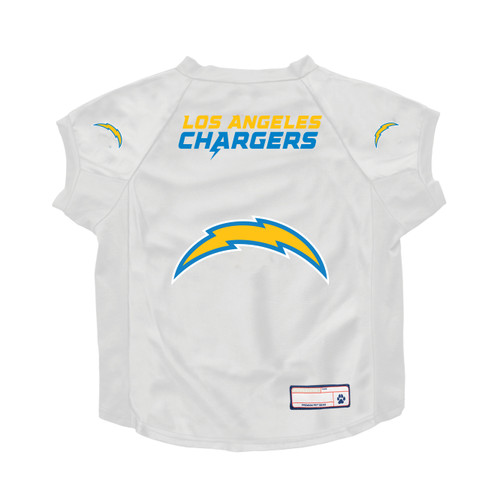 Los Angeles Chargers Dog Deluxe Stretch Jersey Big Dog Size Los Angeles Chargers Dog Deluxe Stretch Jersey Big Dog Size