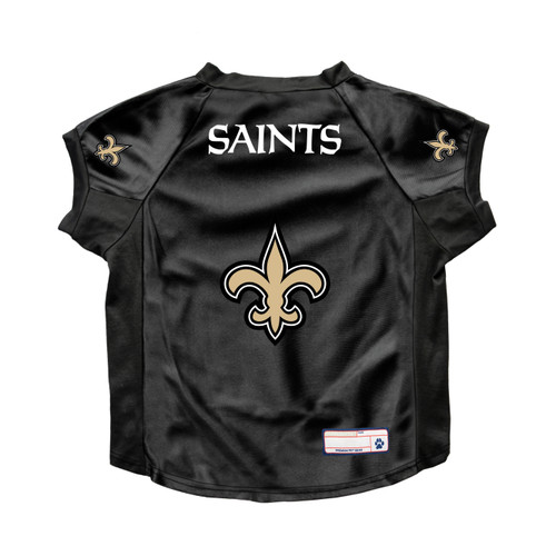 New Orleans Saints Dog Deluxe Stretch Jersey Big Dog Size