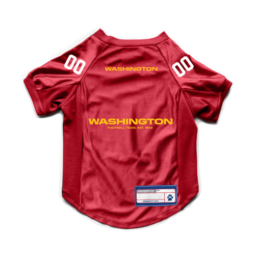 Washington Football Team Dog Deluxe Stretch Jersey Big Dog Size