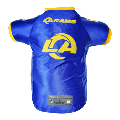 Los Angeles Rams Dog Cat Premium Jersey Dazzle Fabric Los Angeles Rams Dog Cat Premium Jersey Dazzle Fabric