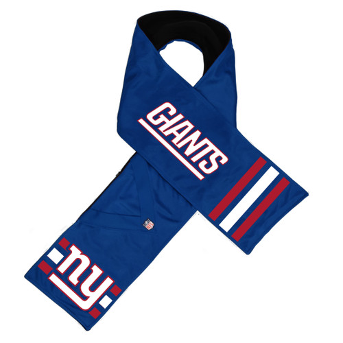 New York Giants Hero Jersey Scarf with Hidden Pocket New York Giants Hero Jersey Scarf with Hidden Pocket