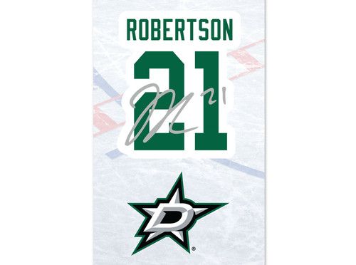 Jason Robertson Dallas Stars Decal Set w/ Facsimile Autograph