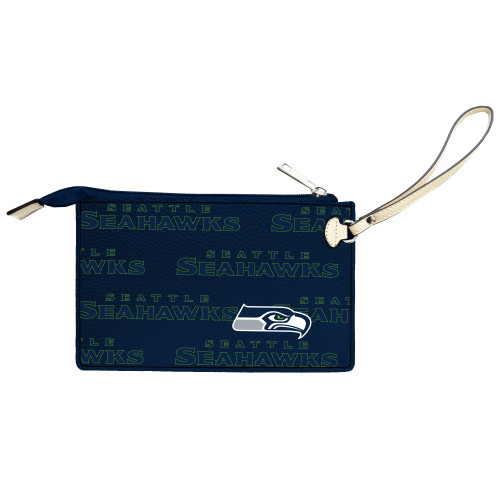 Seattle Seahawks Victory Wristlet Vegan Leather Wallet
