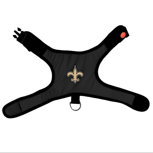 New Orleans Saints Dog Cat Vest Harness Premium Padded w/ Safety Lock