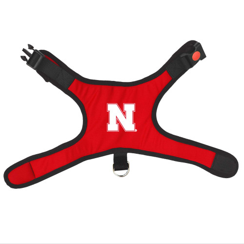 Nebraska Huskers Dog Cat Vest Harness Premium Padded w/ Safety Lock